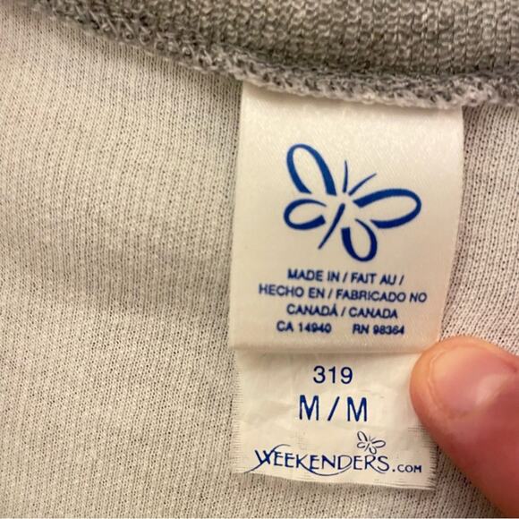 Weekenders gray turtleneck knee length sweater dress size medium M b21 - Picture 2 of 5